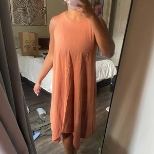Dress Up Burnt Orange Flow Dress